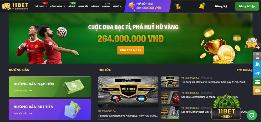 11bet pro đem đến sân chơi cá cược đa dạng và cực kỳ phong phú 